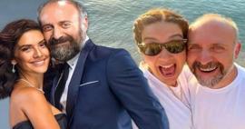 Berg&uuml;zar Korel'den Halit Ergen&ccedil;'in termos takıntısına eğlenceli g&ouml;nderme
