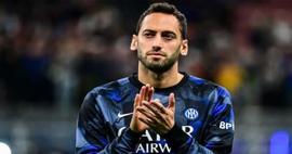 Hakan &Ccedil;alhanoğlu tatil i&ccedil;in memleketini se&ccedil;ti! Kramponları &ccedil;ıkardı kara lastikli giydi