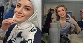 Bahar dizisinin &Ccedil;ağla'sını hi&ccedil; b&ouml;yle g&ouml;rmediniz! Elit Anda&ccedil; &Ccedil;am tesett&uuml;rl&uuml; halini paylaştı