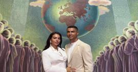 Cristiano Ronaldo ve Georgina Rodriguez&rsquo;in nikahından kareler! Sade t&ouml;ren dikkat &ccedil;ekti