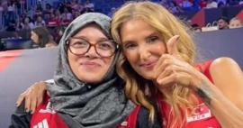 Tesett&uuml;re girerek voleybolu bırakmıştı!Efsane voleybolcu Aysun &Ouml;zbek yıllar sonra ortaya &ccedil;ıktı