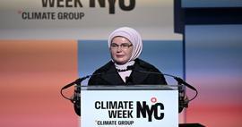 Emine Erdoğan, New York İklim Haftası a&ccedil;ılışında konuştu