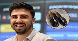 Ozan Tufan'ın sıra dışı ayakkabısı g&uuml;ndem oldu! Fiyatı dudak u&ccedil;uklattı
