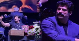 Rusya'da Burak &Ouml;z&ccedil;ivit &ccedil;ılgınlığı! Dev ekranda eşini g&ouml;r&uuml;nce &ouml;p&uuml;c&uuml;k yağdırdı