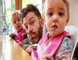 Baba ve kızları: Instagram'ı böyle salladı