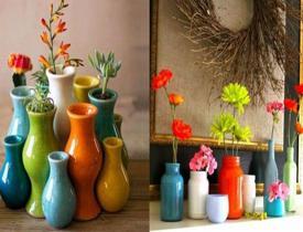 Renkli vazolara evinizde yer açın!