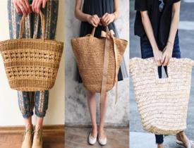 Modanın son gözdesi: Hasır çanta trendi