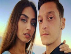Amine'den nişanlısı Mesut Özil'e destek!