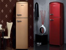 Renkli tasarım buzdolapları