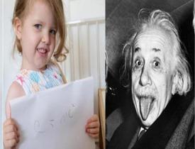 Dünya bu kızı konuşuyor! Ophelia, Einstein'ı solladı...