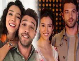 Her Yerde Sen dizisinin oyuncuları Aybüke Pusat ile Furkan Andıç'tan selfie!