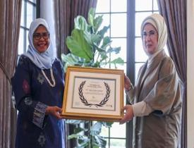 Emine Erdoğan UN-Habitat tarafından ödüle layık görüldü