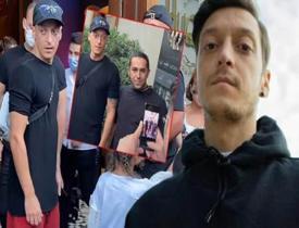 Futbolcu Mesut Özil'den hayran trafiği! Maskesiz fotoğraf çekildiler