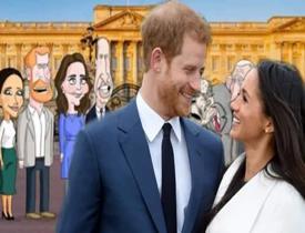 Prens Harry ve Meghan Markle eleştirel çizgi dizide "alay konusu" oldu!