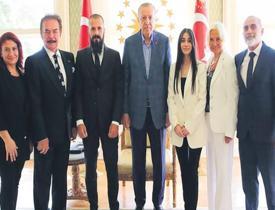 Orhan Gencebay'ın oğlu Gökhan Gencebay'dan Başkan Erdoğan'a anlamlı ziyaret!