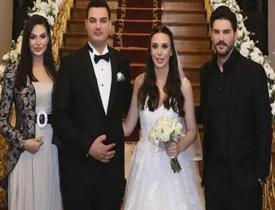 Ünlü oyuncu Tolgahan Sayışman'ın kız kardeşi evlendi!