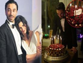 Nesrin Cavadzade nişanlısı Gökhan Alkan'a doğum gününde sürpriz yaptı