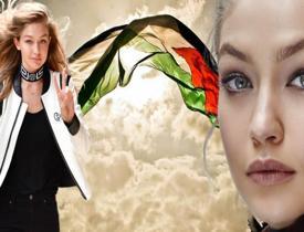 Filistin asıllı dünyaca ünlü yıldız Gigi Hadid'ten alkışlanacak hareket!