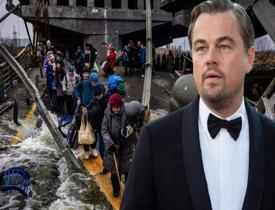 Hollywood yıldızı Leonardo DiCaprio'dan Ukraynalı mültecilere dev bağış! 