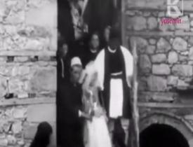 Osmanlı topraklarında ilk kez kayıt altına alındı! İlk düğün videosu...