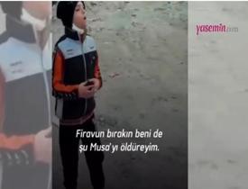 Annesi ve 4 kardeşini depremde kaybeden Ahmet'in enkaz başında Mü'min suresini okuduğu o anlar