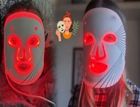 Kırmızı LED ışıklı yüz maskeleri trend oldu! Led maske faydaları nelerdir?