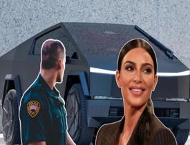 Kim Kardashian Tesla Cybertruck'u ile ceza yedi