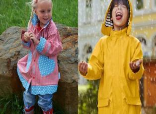 Çocuklar için yağmurluk modelleri