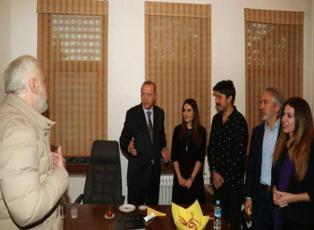 Başkan Erdoğan'dan ünlü oyunculara sürpriz ziyaret