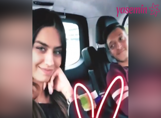 Amine Gülşe ve Mesut Özil'den romantik paylaşımlar!