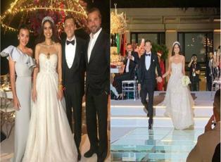 Mesut Özil ve Amine Gülşe çiftinin nikahı bereketli geldi!