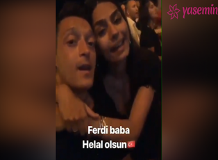 Amine Gülşe ve Mesut Özil'den Ferdi baba şarkısı!