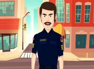 Jandarma, Orhan Gencebay animasyonlu "Ya evde yoksan" videosu paylaştı