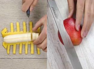 Bu videodan sonra sebze ve meyve kesme şekliniz değişecek! 