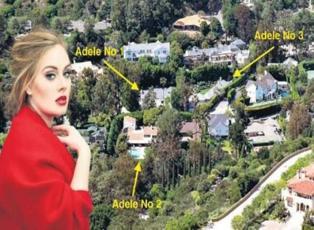 Adele tüm mahalleyi satın alıyor