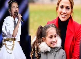 Dünyaca ünlü şarkıcı Jennifer Lopez'in kızı Emme'nin tarzı olay oldu!