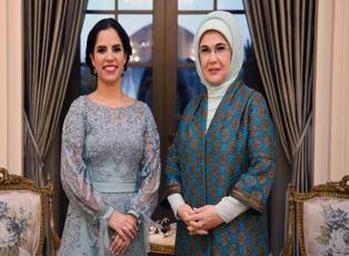 Emine Erdoğan'a El Salvador First Lady'si Bukele'den anlamlı ziyaret