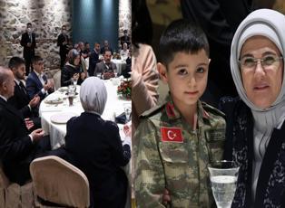 Cumhurbaşkanı Recep Tayyip Erdoğan ve eşi Emine Erdoğan şehit aileleriyle iftar yaptı