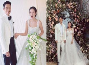 Milyon dolarlık düğünden ilk kareler geldi! Hyun Bin ve Son Ye Jin'in düğün detayları