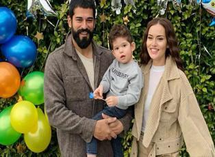 Fahriye Evcen oğlu Karan'ın doğum gününü kutladı!