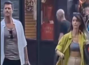 Beren Saat ve Kıvanç Tatlıtuğ, New York sokaklarında!
