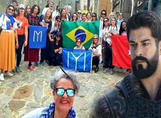 Brezilyalı hayranlar Kuruluş Osman'ın setine akın etti! Türk kültürüne hayran kaldılar