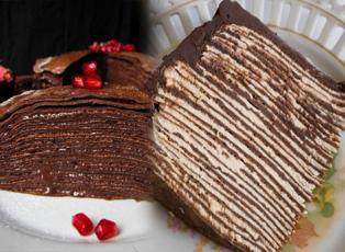 Çikolatalı krep pasta nasıl yapılır? Çikolatalı krep pasta malzemeleri nelerdir?