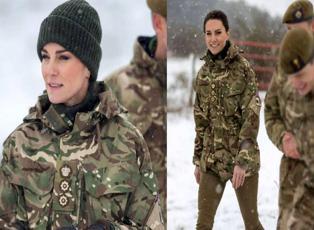 Hem prenses hem asker! Kate Middleton orduda yaralı askeri iyileştirdi
