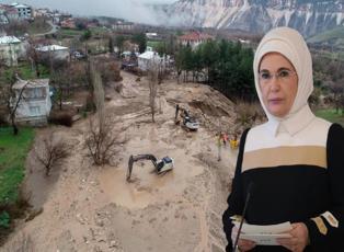 Emine Erdoğan'dan sel felaketi paylaşımı geldi! "Başımız sağ olsun"