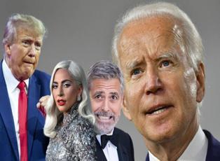 Joe Biden'dan George Clooney ve Lady Gaga hamlesi! Aman Trump duymasın