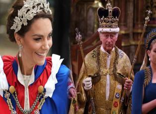 Kral 3. Charles sonunda tacına kavuştu! Gözler Kate Middleton'a çevrildi