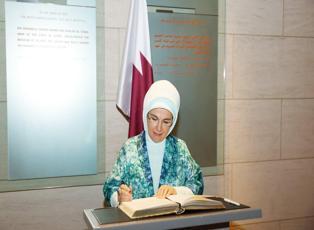 Emine Erdoğan Katar Doha ziyaretinden paylaşım yaptı