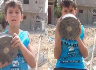Filistinli küçük çocuk ABD'ye seslendi! "Vergilerinizi bizi öldürmek için mi ödüyorsunuz?"