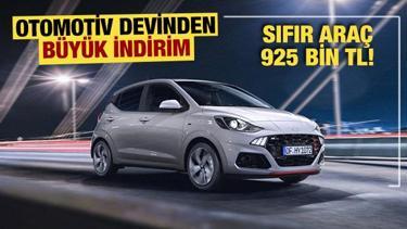 Hyundai'nin inanılmaz indirimi büyük ilgi çekti: Sıfır araç 925 bin TL!